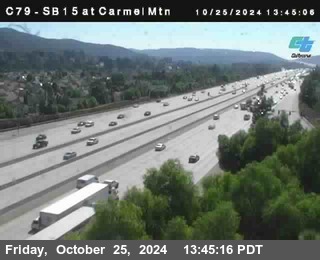 NB 15 at Carmel Mountain Rd.