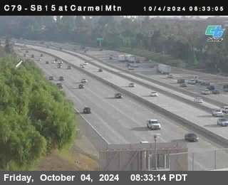 NB 15 at Carmel Mountain Rd.