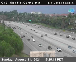 NB 15 at Carmel Mountain Rd.