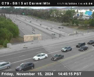 NB 15 at Carmel Mountain Rd.