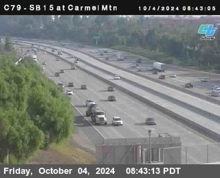 NB 15 at Carmel Mountain Rd.