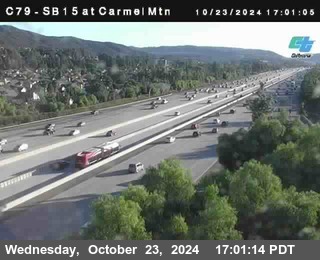 NB 15 at Carmel Mountain Rd.