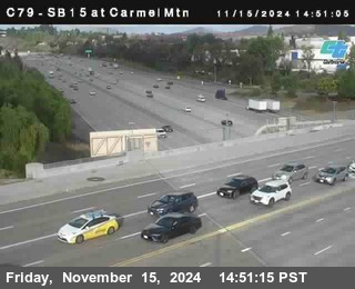 NB 15 at Carmel Mountain Rd.