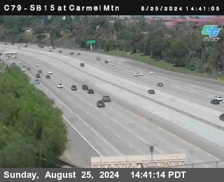 NB 15 at Carmel Mountain Rd.