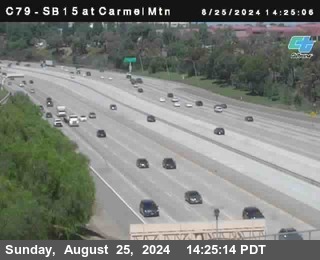 NB 15 at Carmel Mountain Rd.