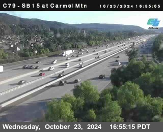 NB 15 at Carmel Mountain Rd.