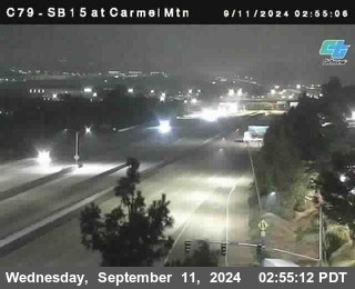 NB 15 at Carmel Mountain Rd.