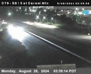 NB 15 at Carmel Mountain Rd.