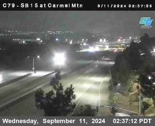 NB 15 at Carmel Mountain Rd.