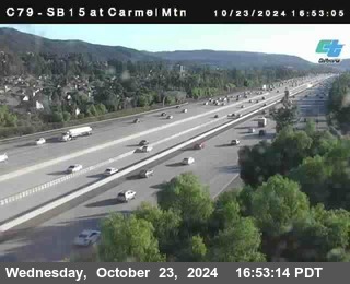 NB 15 at Carmel Mountain Rd.