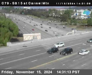 NB 15 at Carmel Mountain Rd.