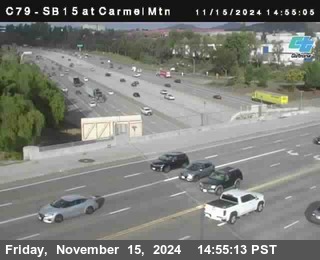 NB 15 at Carmel Mountain Rd.