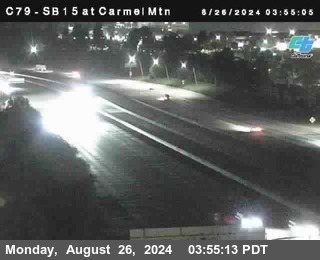 NB 15 at Carmel Mountain Rd.