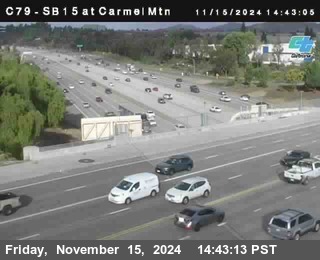 NB 15 at Carmel Mountain Rd.