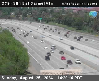 NB 15 at Carmel Mountain Rd.