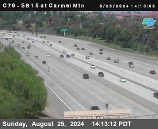 NB 15 at Carmel Mountain Rd.