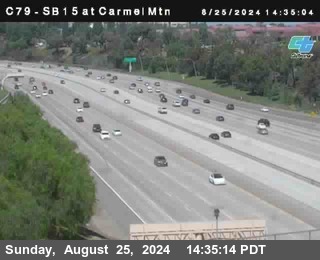 NB 15 at Carmel Mountain Rd.