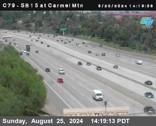 NB 15 at Carmel Mountain Rd.