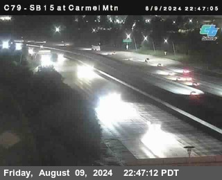 NB 15 at Carmel Mountain Rd.