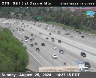 NB 15 at Carmel Mountain Rd.