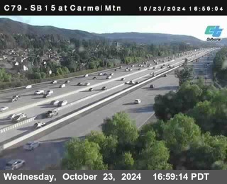 NB 15 at Carmel Mountain Rd.