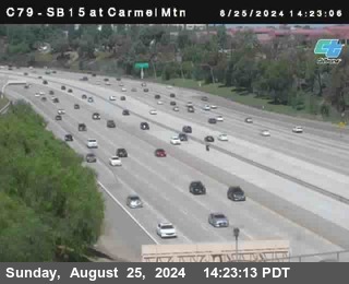 NB 15 at Carmel Mountain Rd.