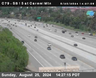 NB 15 at Carmel Mountain Rd.