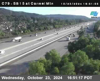 NB 15 at Carmel Mountain Rd.