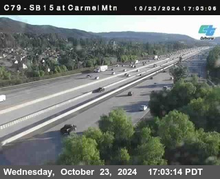 NB 15 at Carmel Mountain Rd.