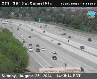 NB 15 at Carmel Mountain Rd.