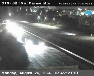 NB 15 at Carmel Mountain Rd.