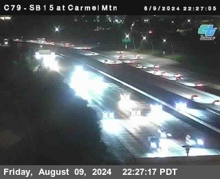 NB 15 at Carmel Mountain Rd.