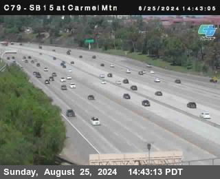 NB 15 at Carmel Mountain Rd.