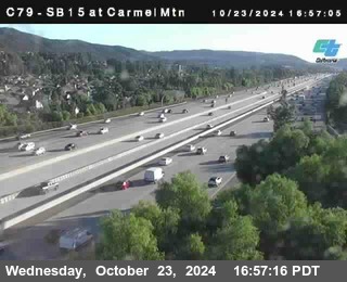 NB 15 at Carmel Mountain Rd.