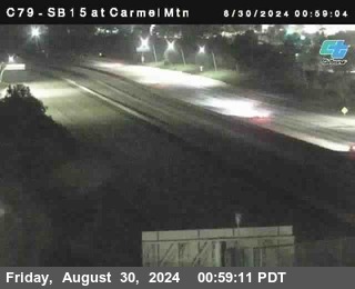 NB 15 at Carmel Mountain Rd.