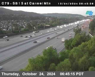 NB 15 at Carmel Mountain Rd.