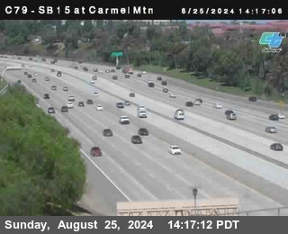 NB 15 at Carmel Mountain Rd.