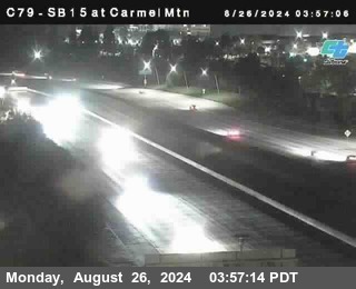 NB 15 at Carmel Mountain Rd.