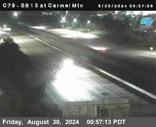 NB 15 at Carmel Mountain Rd.