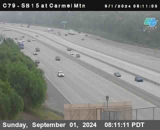 NB 15 at Carmel Mountain Rd.