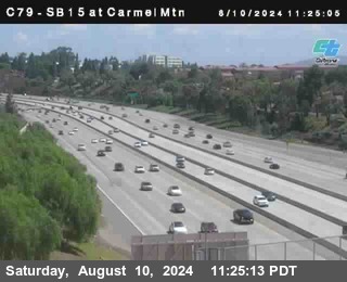 NB 15 at Carmel Mountain Rd.