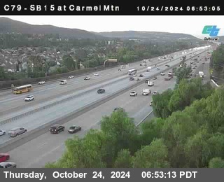 NB 15 at Carmel Mountain Rd.