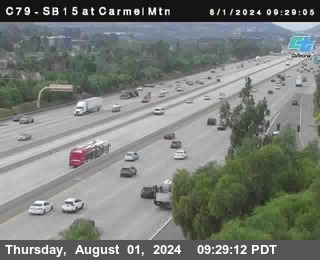 NB 15 at Carmel Mountain Rd.