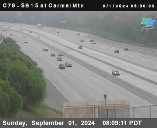 NB 15 at Carmel Mountain Rd.