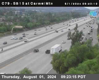 NB 15 at Carmel Mountain Rd.