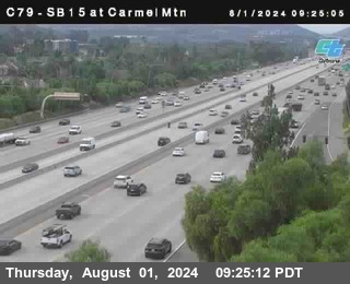 NB 15 at Carmel Mountain Rd.