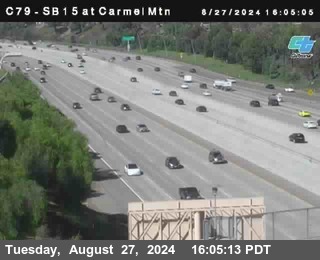 NB 15 at Carmel Mountain Rd.