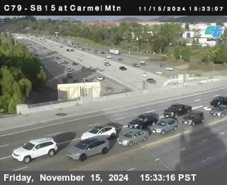 NB 15 at Carmel Mountain Rd.