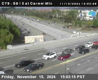 NB 15 at Carmel Mountain Rd.