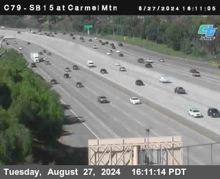 NB 15 at Carmel Mountain Rd.